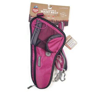 [NEW] Arcadia Trail Hands Free Dog Leash Waist Belt Pouch Waist 27" to 48" In L